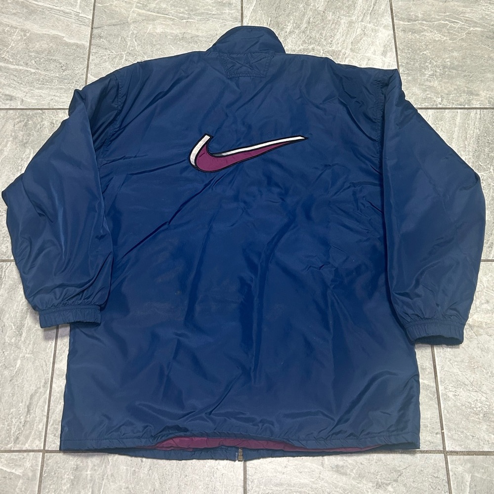 Vintage Nike 90’s Lightweight Jacket Big Back Swoosh Blue Men’s M